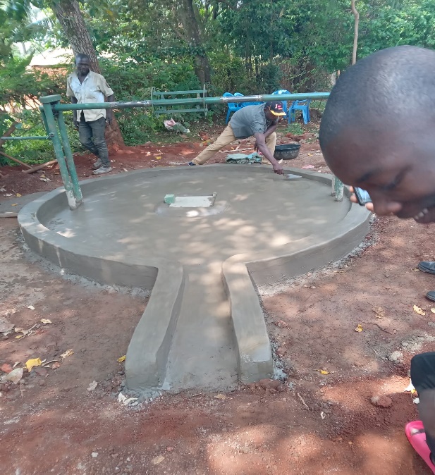 Children with water